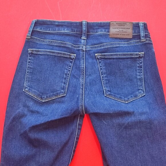 Lucky Brand Jeans Lolita skinny regular indigo blue women's size 00 / 24 - Picture 4 of 11